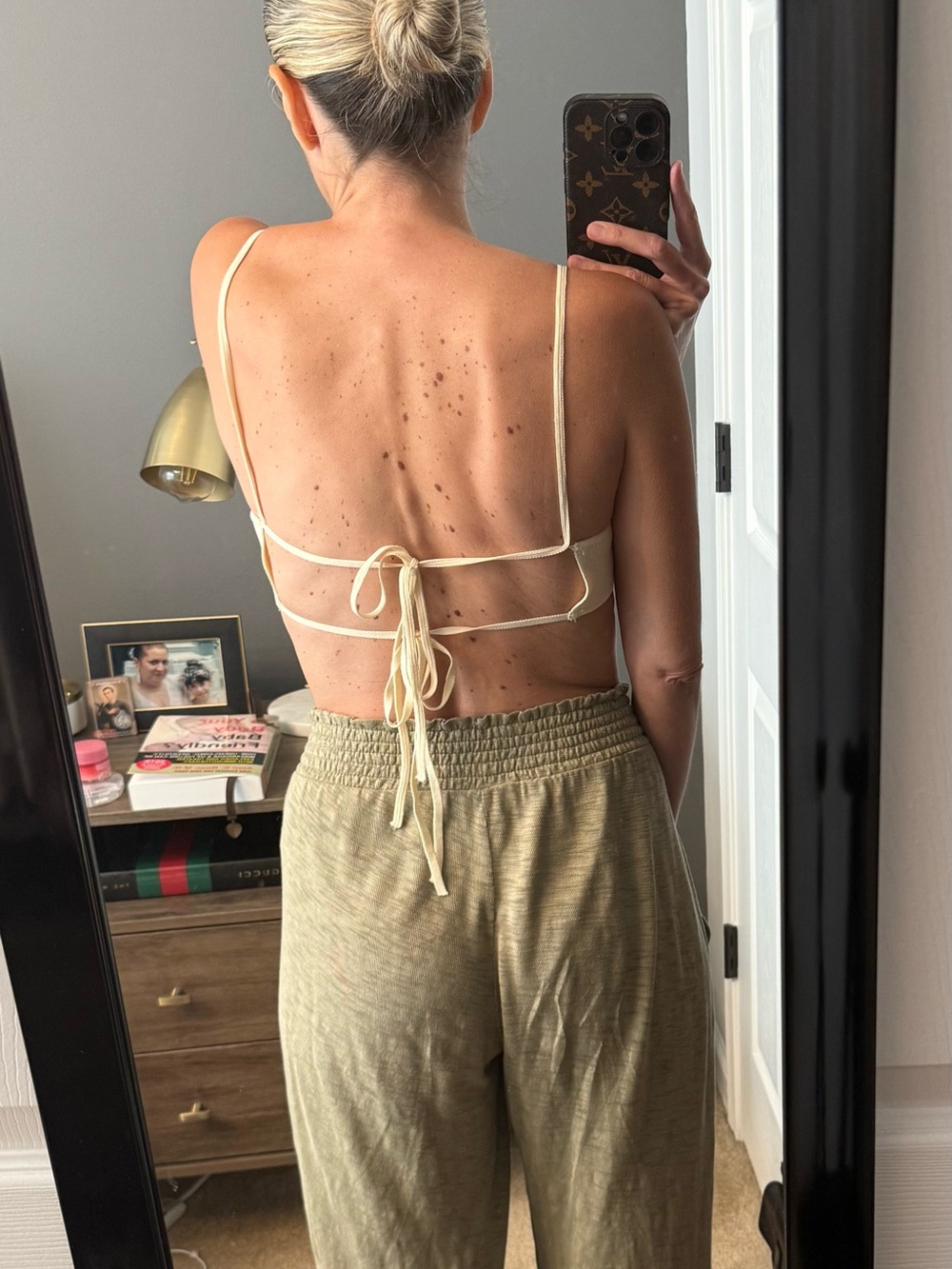 ZARA Ribbed Triangle Bralette - Picture 7 of 7